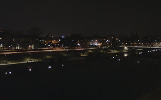 Kraków widok na Most Grunwaldzki - 10-03-2026 23:23