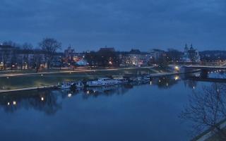 Kraków widok na Most Grunwaldzki - 17-03-2026 04:17