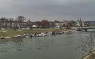 Kraków widok na Most Grunwaldzki - 17-03-2026 13:00