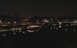 Kraków widok na Most Grunwaldzki - 22-03-2026 00:24