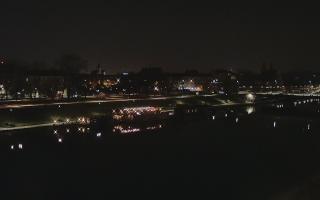 Kraków widok na Most Grunwaldzki - 22-03-2026 00:39