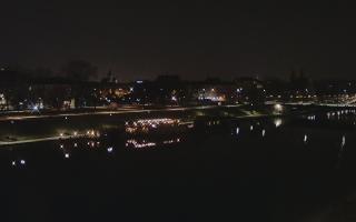 Kraków widok na Most Grunwaldzki - 22-03-2026 01:25