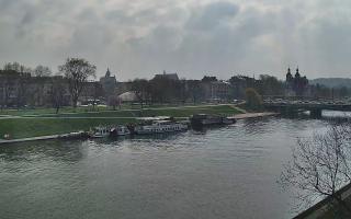 Kraków widok na Most Grunwaldzki - 10-04-2026 07:54