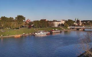 Kraków widok na Most Grunwaldzki - 28-04-2026 16:30