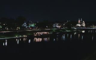 Kraków widok na Most Grunwaldzki - 28-04-2026 19:25