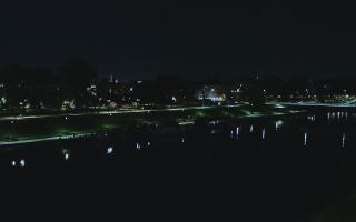 Kraków widok na Most Grunwaldzki - 28-04-2026 21:04