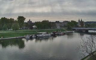 Kraków widok na Most Grunwaldzki - 01-05-2026 06:37