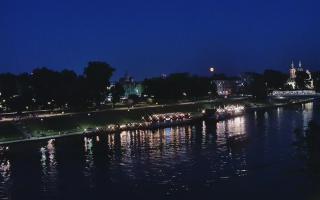 Kraków widok na Most Grunwaldzki - 30-07-2026 19:03
