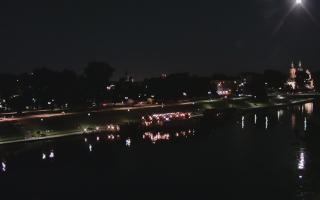 Kraków widok na Most Grunwaldzki - 30-07-2026 20:19