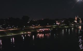 Kraków widok na Most Grunwaldzki - 30-07-2026 20:27