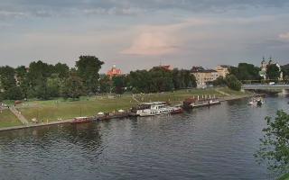 Kraków widok na Most Grunwaldzki - 01-08-2026 16:43