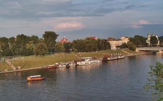 Kraków widok na Most Grunwaldzki - 01-08-2026 17:06