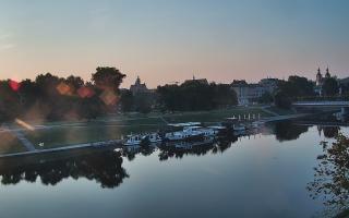 Kraków widok na Most Grunwaldzki - 04-08-2026 03:40