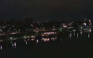 Kraków widok na Most Grunwaldzki - 10-10-2026 19:08