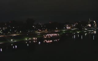 Kraków widok na Most Grunwaldzki - 10-10-2026 19:15
