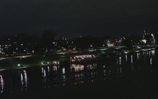 Kraków widok na Most Grunwaldzki - 10-10-2026 19:23
