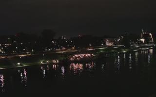 Kraków widok na Most Grunwaldzki - 10-10-2026 19:38