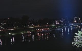 Kraków widok na Most Grunwaldzki - 10-10-2026 19:46