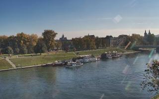 Kraków widok na Most Grunwaldzki - 17-10-2026 09:15