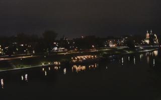 Kraków widok na Most Grunwaldzki - 24-10-2026 19:29