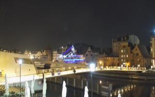 Gdańsk - Motława- most - 25-10-2025 19:53