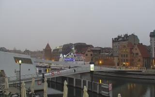 Gdańsk - Motława- most - 18-12-2025 06:45