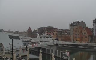 Gdańsk - Motława- most - 18-12-2025 07:01