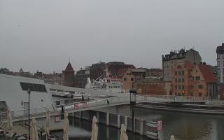 Gdańsk - Motława- most - 18-12-2025 07:39