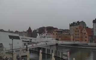 Gdańsk - Motława- most - 18-12-2025 07:47