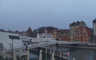 Gdańsk - Motława- most - 18-12-2025 08:18