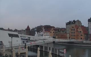 Gdańsk - Motława- most - 18-12-2025 08:33