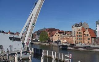 Gdańsk - Motława- most - 01-05-2026 08:04