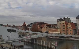 Gdańsk - Motława- most - 28-10-2026 08:33