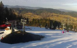 Spytkowice widok z górnej stacji - 18-12-2025 11:30