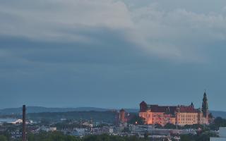 Kraków - rondo Mogilskie - 02-08-2025 18:40