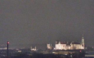 Kraków - rondo Mogilskie - 13-12-2025 20:24