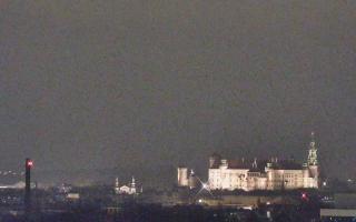 Kraków - rondo Mogilskie - 13-12-2025 20:55