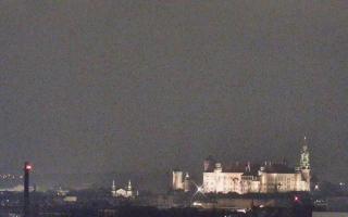 Kraków - rondo Mogilskie - 13-12-2025 21:25