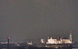 Kraków - rondo Mogilskie - 13-12-2025 21:56