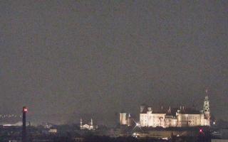 Kraków - rondo Mogilskie - 13-12-2025 22:26