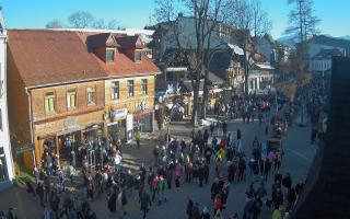 Krupówki Dolne - widok na deptak - 13-12-2025 11:57