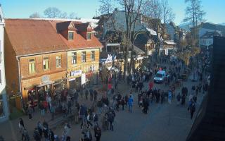 Krupówki Dolne - widok na deptak - 13-12-2025 12:28