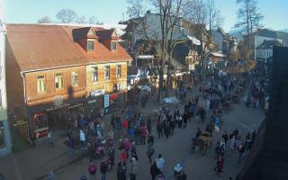 Krupówki Dolne - widok na deptak - 13-12-2025 12:43