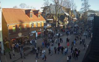 Krupówki Dolne - widok na deptak - 13-12-2025 12:59