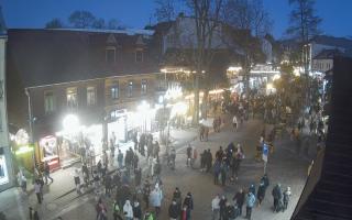 Krupówki Dolne - widok na deptak - 13-12-2025 15:17