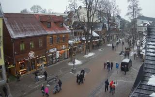 Krupówki Dolne - widok na deptak - 30-01-2026 09:49