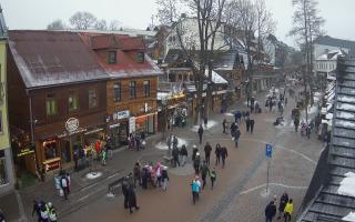 Krupówki Dolne - widok na deptak - 30-01-2026 10:35