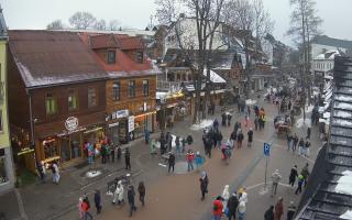 Krupówki Dolne - widok na deptak - 30-01-2026 12:38