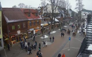 Krupówki Dolne - widok na deptak - 30-01-2026 12:53