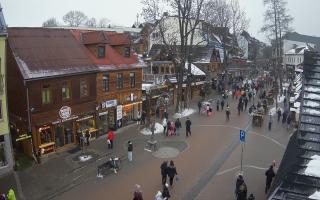 Krupówki Dolne - widok na deptak - 30-01-2026 13:39